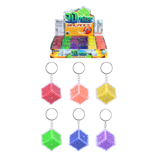 3D Puzzle Cube Keychains (2.8cm)