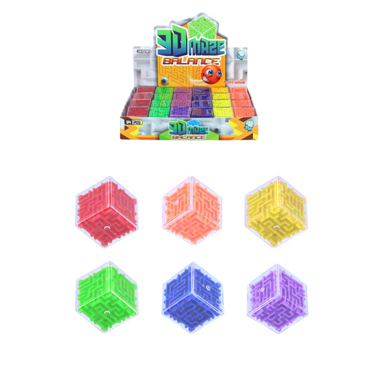 Mini 3D Puzzle Maze Cubes (2.8cm)