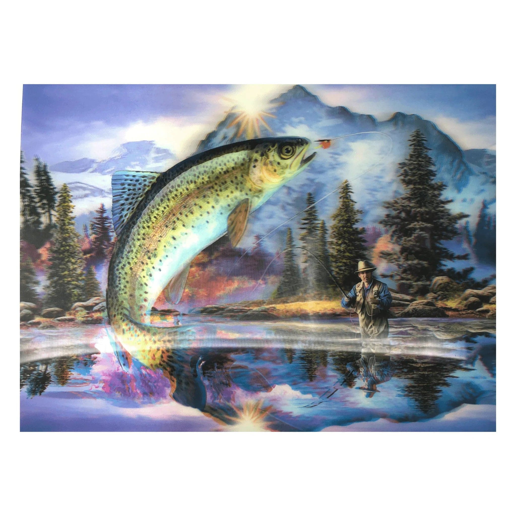 3D Large Placemats Fishing - Kids Party Craft