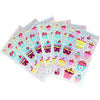 4 Pack Cupcake Holographic Stickers - Kids Party Craft
