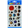4 Pack Space Holographic Stickers - Kids Party Craft