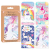 4 Pack Unicorn Themed Money Wallets - Kids Party Craft