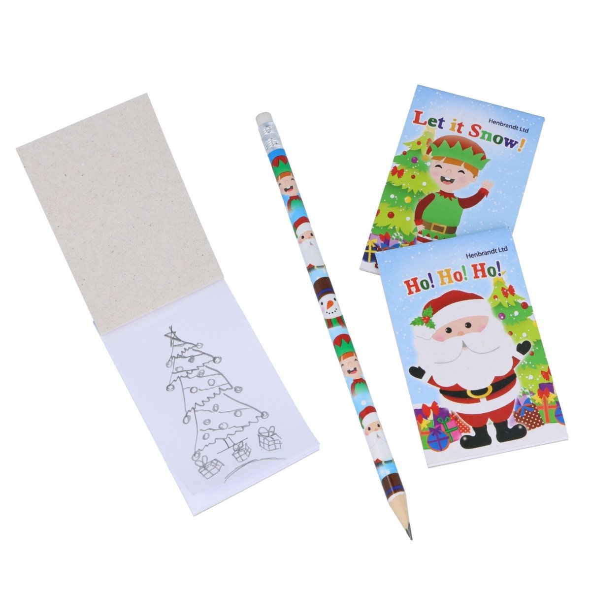 5 Piece Christmas Stationery Sets - Kids Party Craft