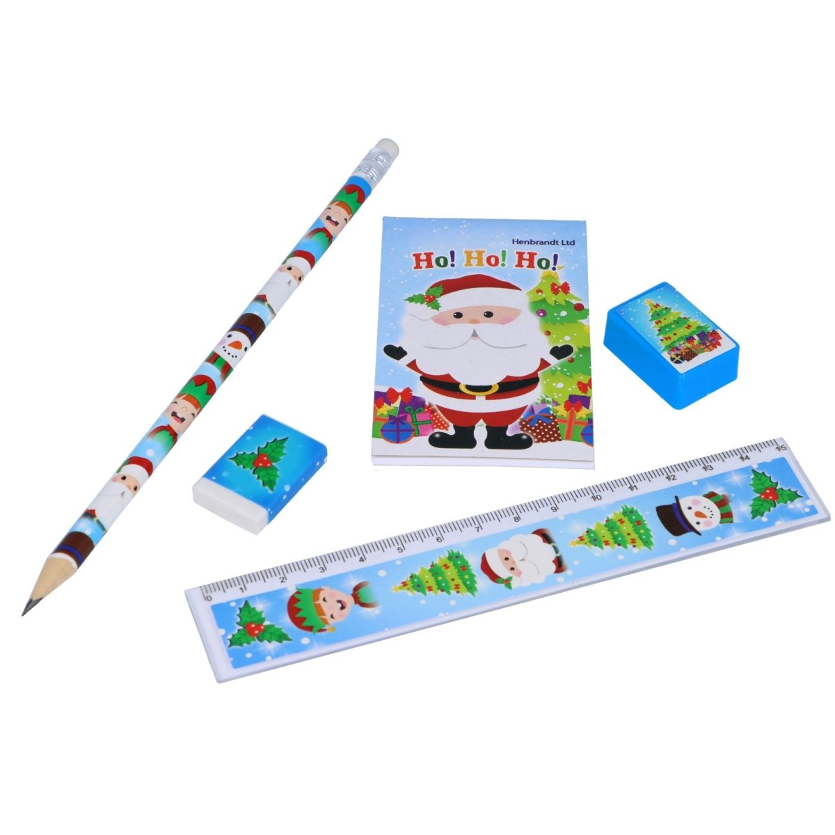 5 Piece Christmas Stationery Sets - Kids Party Craft