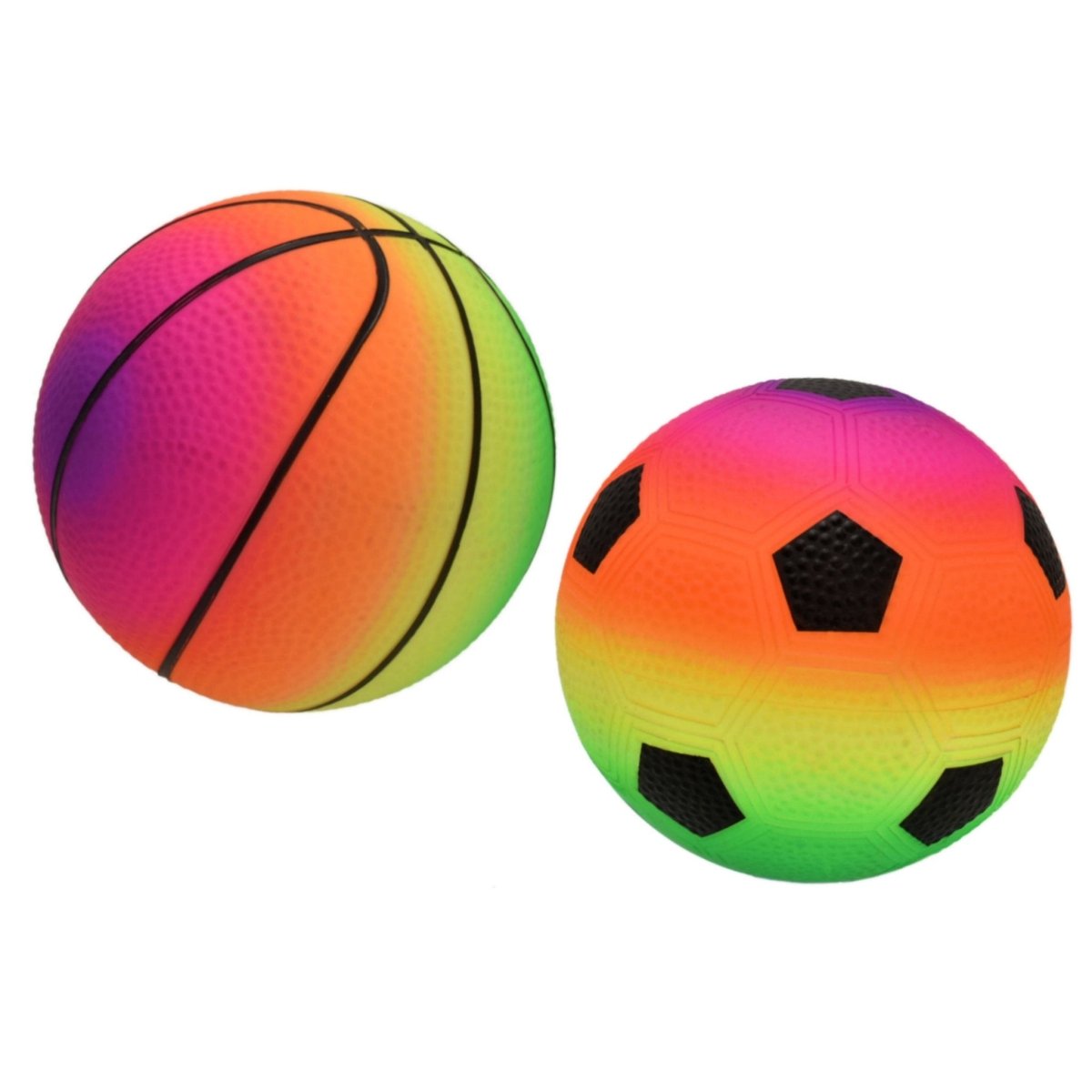 5" Rainbow PVC Ball - Kids Party Craft