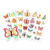 5 x Pack Glow In The Dark Butterfly Tattoo Sheets - Kids Party Craft