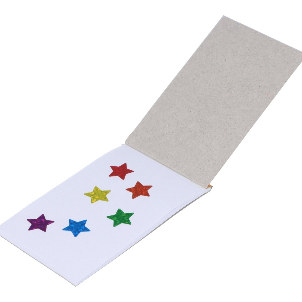 500 Holographic Star Stickers in 6 Assorted Colours – 100pcs per sheet - Kids Party Craft