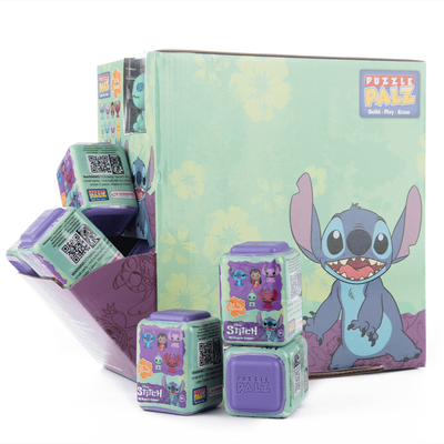 Disney Stitch 3D Puzzle Erasers Blind Tub