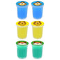 6 Pack Of Jungle Animal Mini Slime Tubs - Kids Party Craft