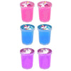 6 Pack Of Unicorn Mini Slime Tubs - Kids Party Craft