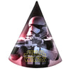 6 Pack Star Wars The Force Awakens Party Hats - Kids Party Craft