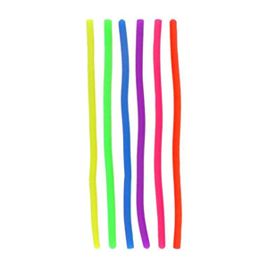 6 Pack Stretchy Elastic String Noodle - Kids Party Craft