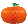 Pumpkin Shaped Honeycomb Centerpiece 10.75"