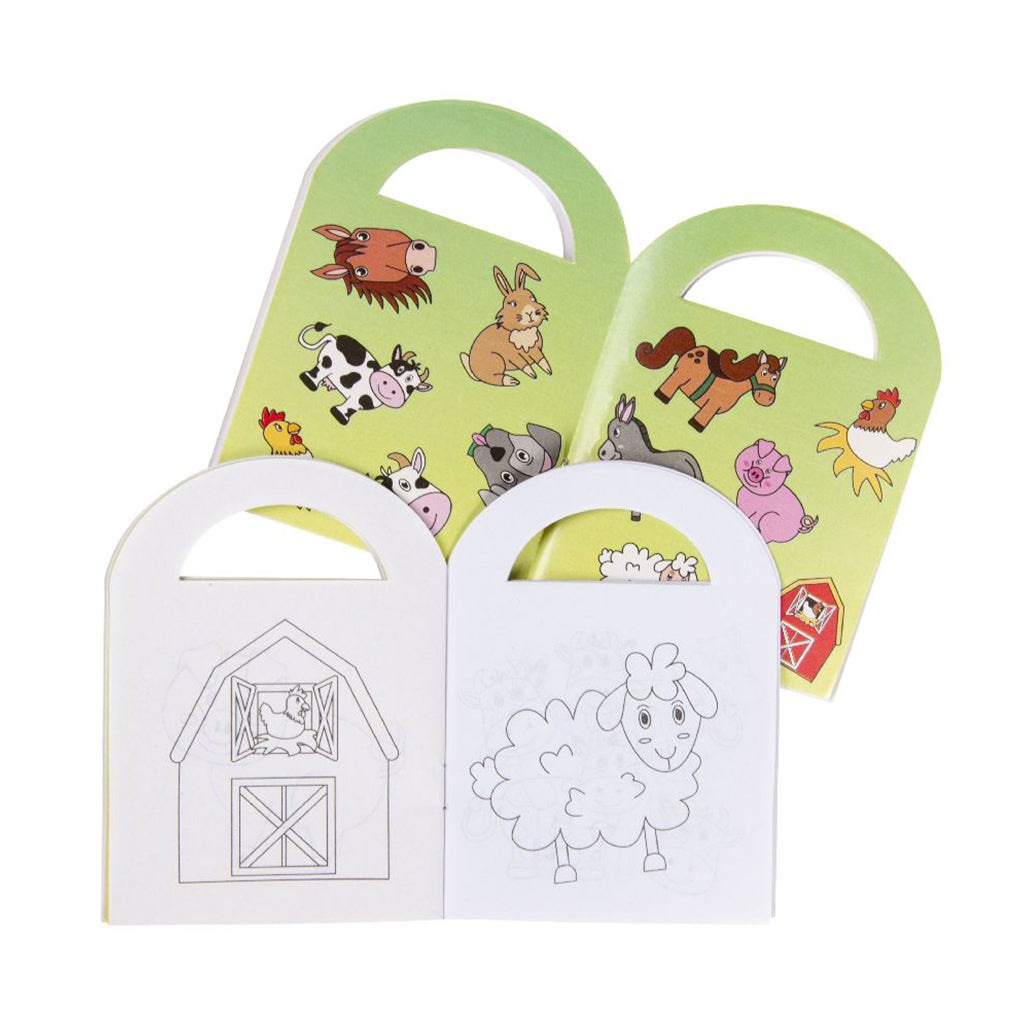 Farm Colouring Book With Stickers 13 x 9.5cm