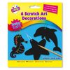 Scratch Art 6pk - Various Designs