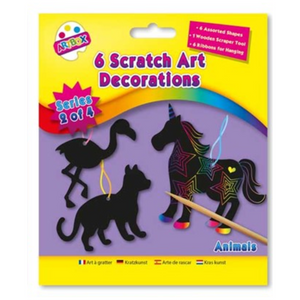 Scratch Art 6pk - Various Designs