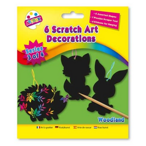 Scratch Art 6pk - Various Designs