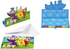 8 Pack Of Teletubbies Stand-up Invitation with Envelopes - Kids Party Craft