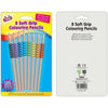 8 Soft Grip Colouring Pencils - Kids Party Craft