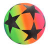 9 inch Large Stars Neon Ball - Kids Party Craft