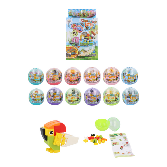 Animal Block Kit in Capsule (12-to-Collect)