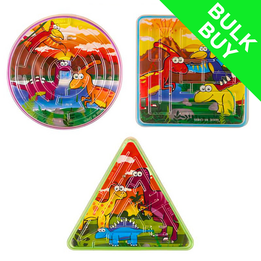 Dinosaur Maze Puzzle Game BULK BUY (Choose Quantity)