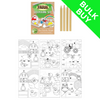 Eco Friendly Farm Themed Colouring Set BULK BUY (Choose Quantity)