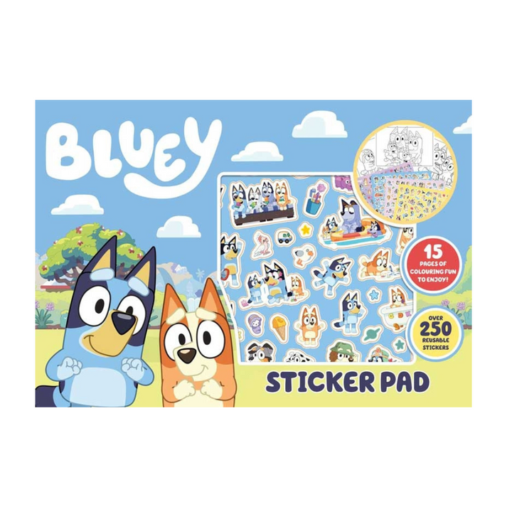 Bluey Sticker Pad | Kids Party Craft | Kids Party Craft