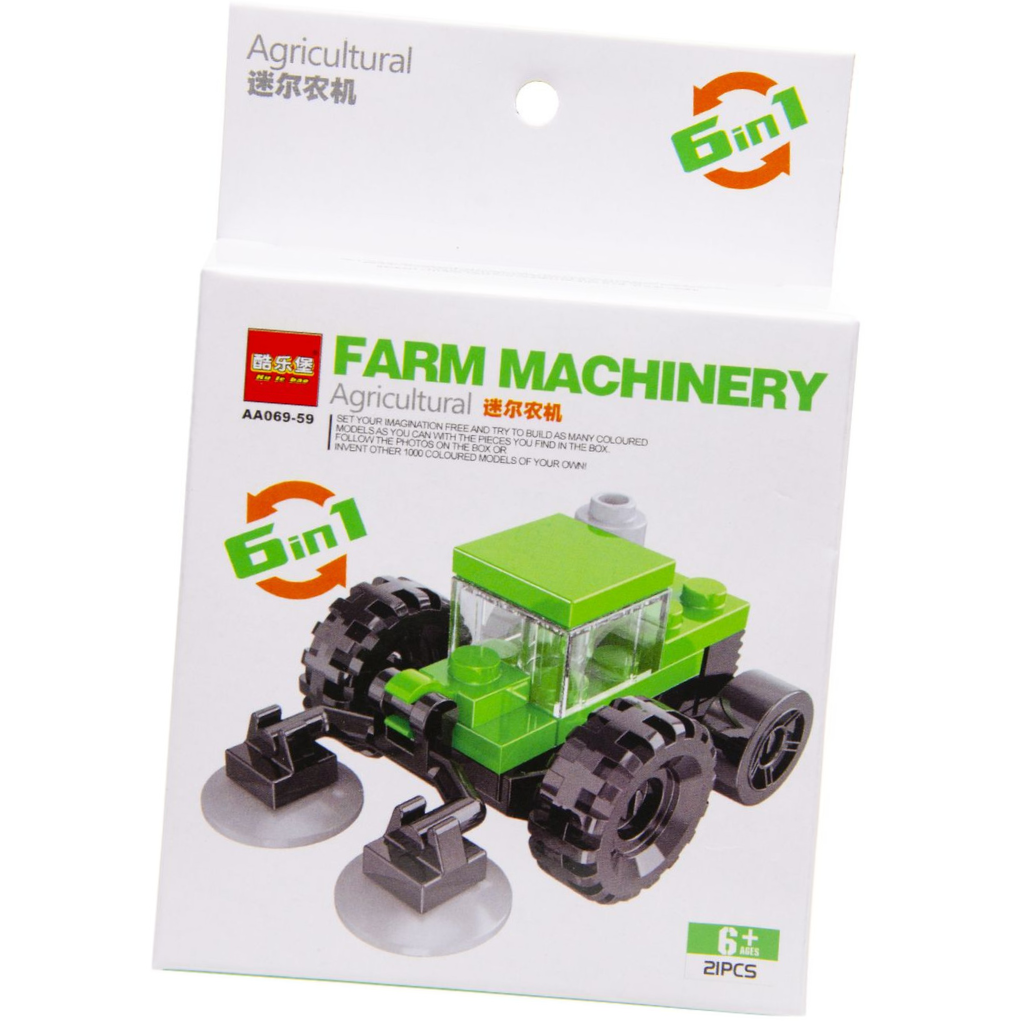 Build Your Own Tractor Brick Kit - Brick Kits - Kids Party Craft | Kids ...