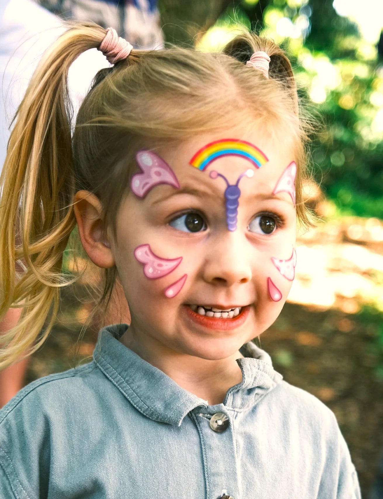 Butterfly Face Paint Sticker