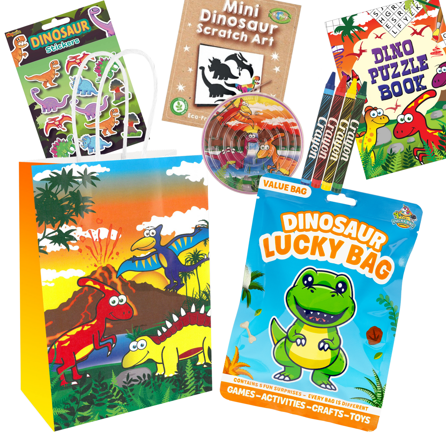 Dinosaur Value Bag and Party Bag Bundle