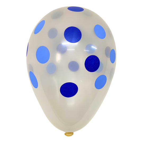 Blue Polkadot Balloon