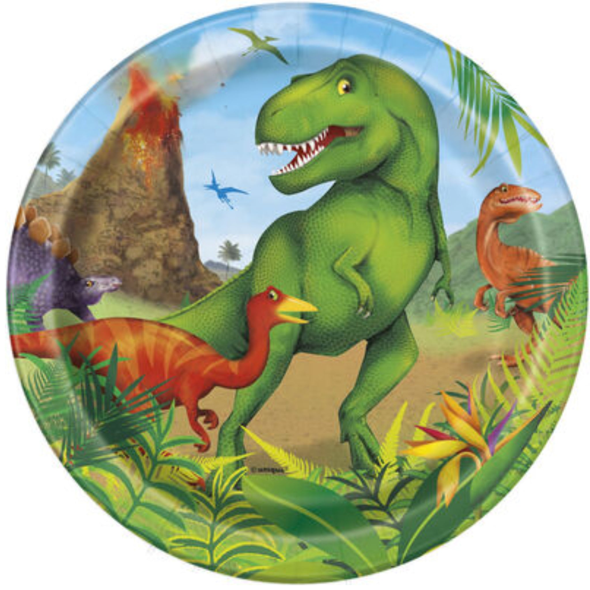 Dinosaur 7" Plates 8pk