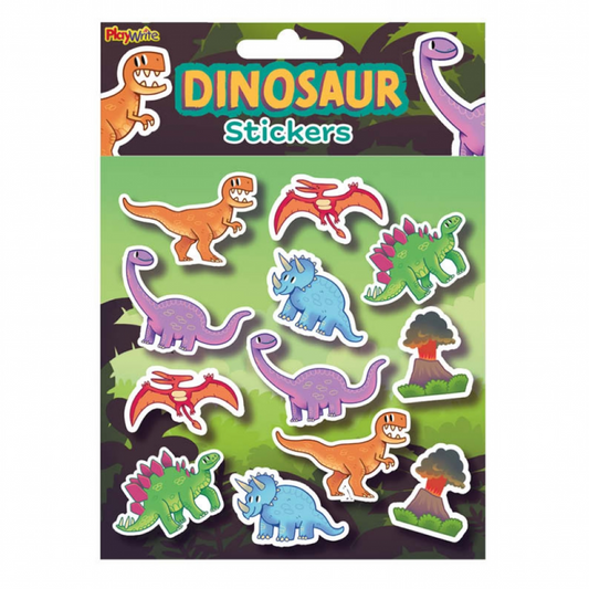 Dinosaur Sticker Sheet 12x11.5cm
