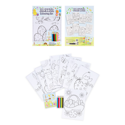 Easter Colouring Set With Stickers