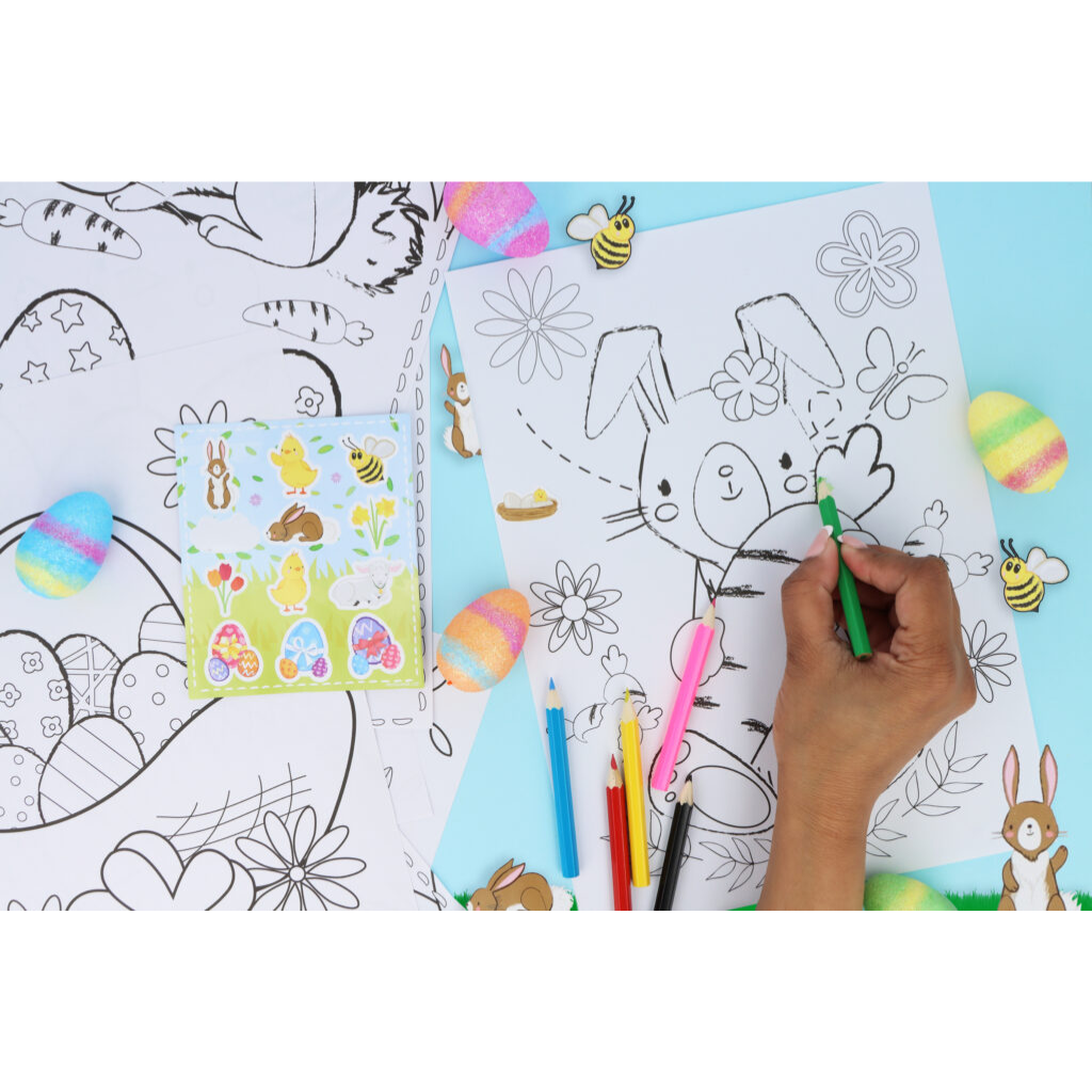 Easter Colouring Set With Stickers