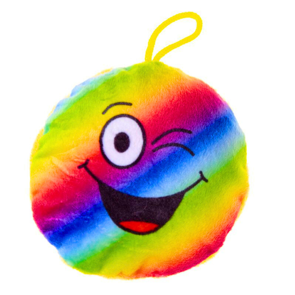 Plush Rainbow Emoji Faces Super Soft Toy