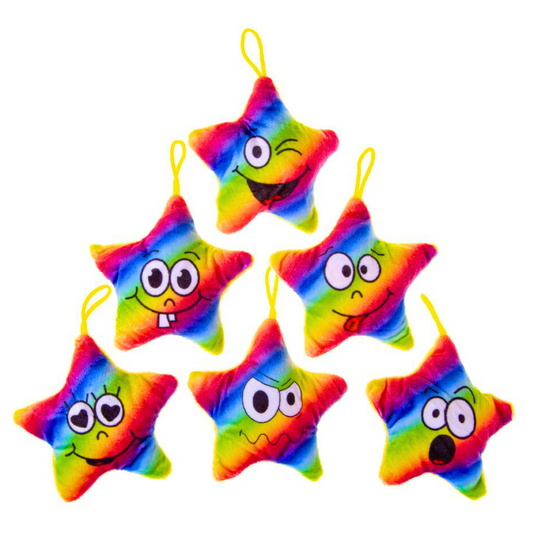 Plush Super Soft Rainbow Star