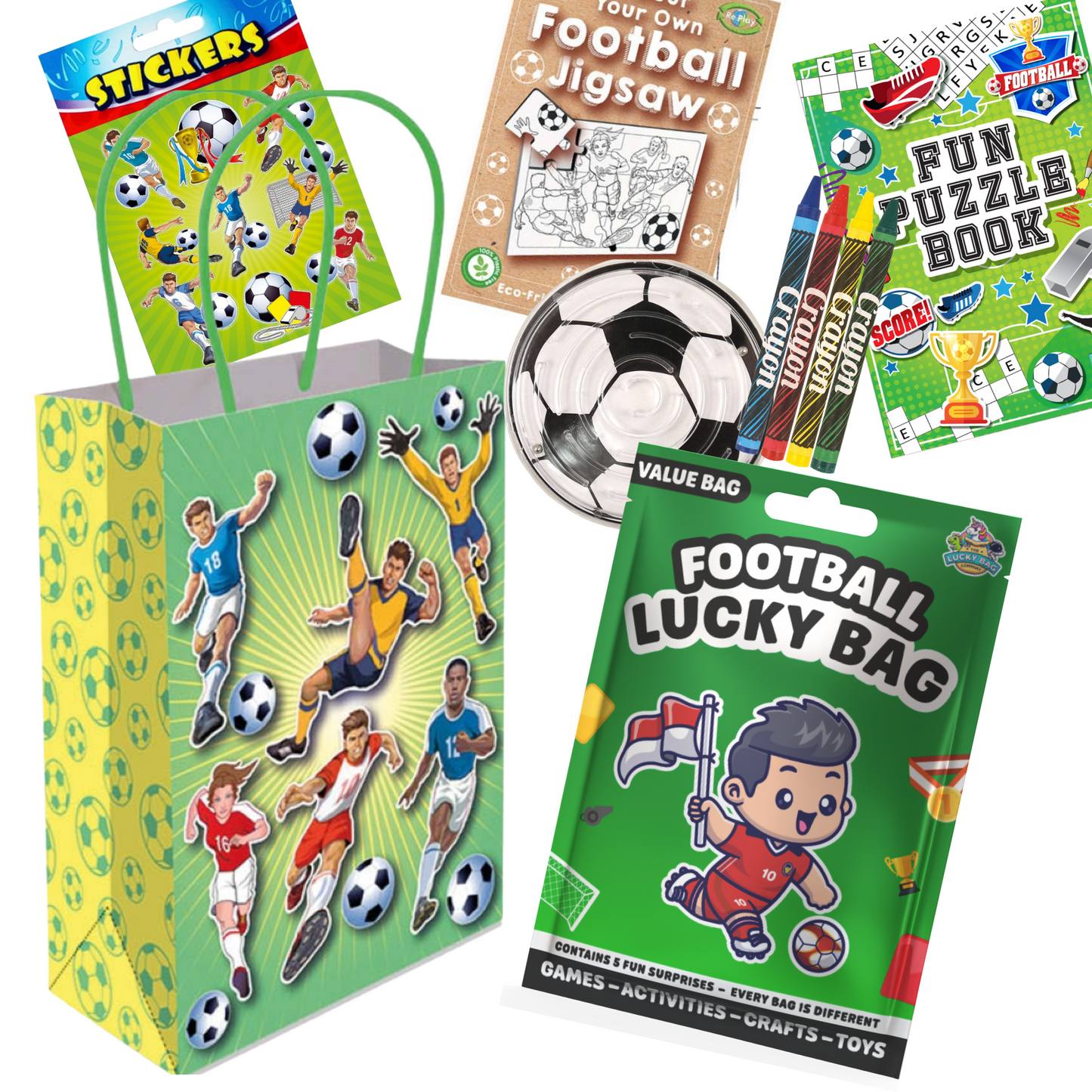 Football Value Bag and Party Bag Bundle