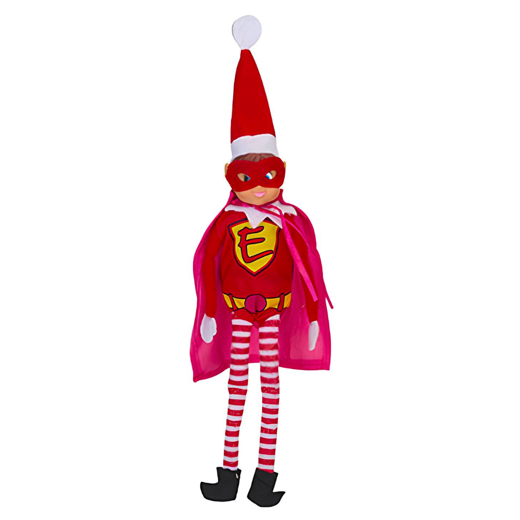 Super Elf Elves Behavin' Badly Super Elf Outfit - Christmas - Kids Party Craft ...
