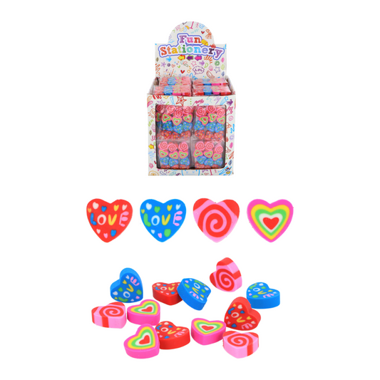 Heart Erasers (1.3×1.6cm)