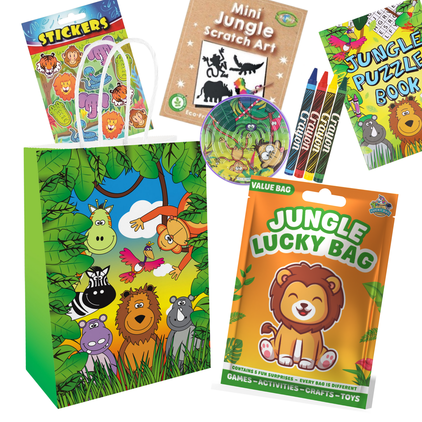 Jungle Value Bag and Party Bag Bundle