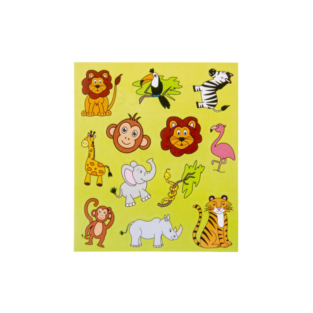 Jungle Sticker Map Jungle Sticker Sheet | Stickers | Kids Party Craft | Kids Party Craft