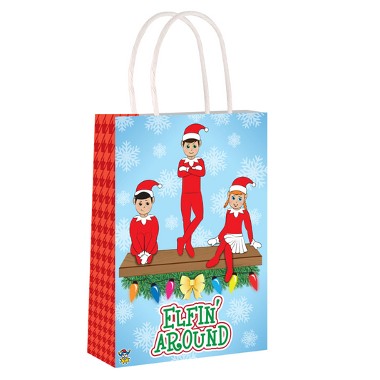 Elfin Around Christmas Party Bag