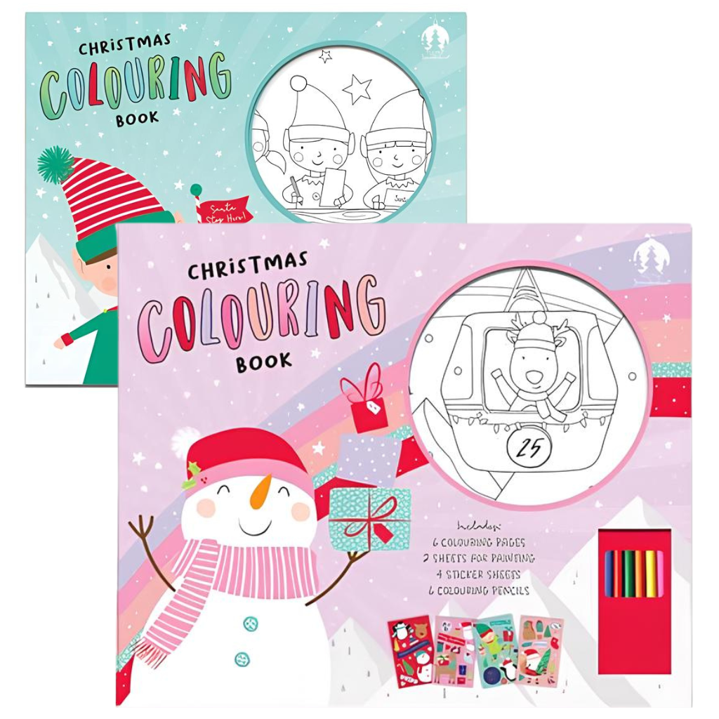 Christmas Colouring & Sticker Book