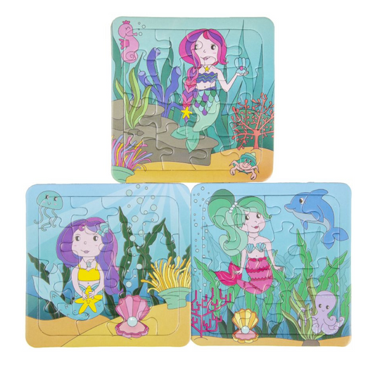 Mermaid Puzzle (14x14cm)