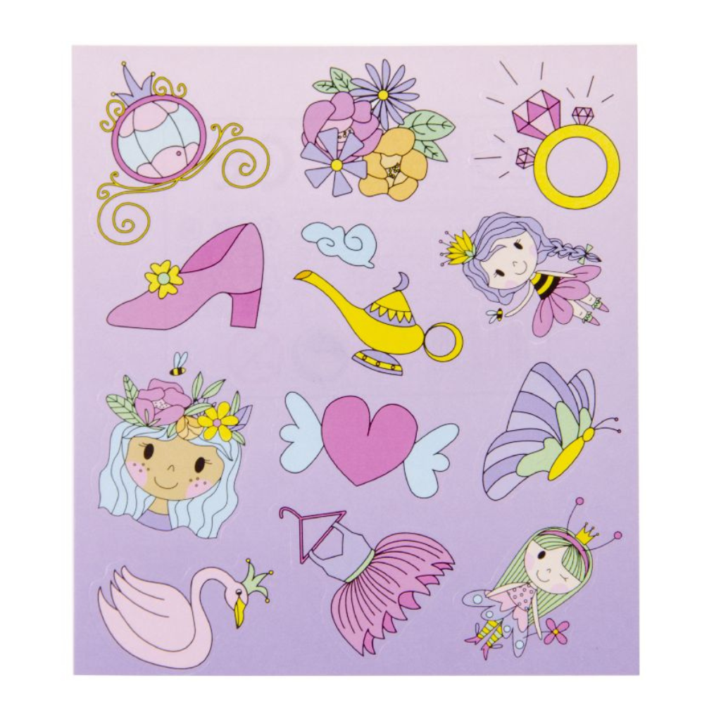 Princesscore Stickers Princess Sticker Sheet | Stickers | Kids Party Craft | Kids Party Craft