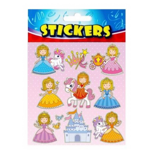Princess Sticker Sheet 12x11.5cm