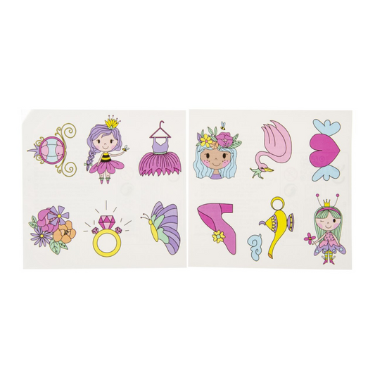 Princess Tattoo Sheet