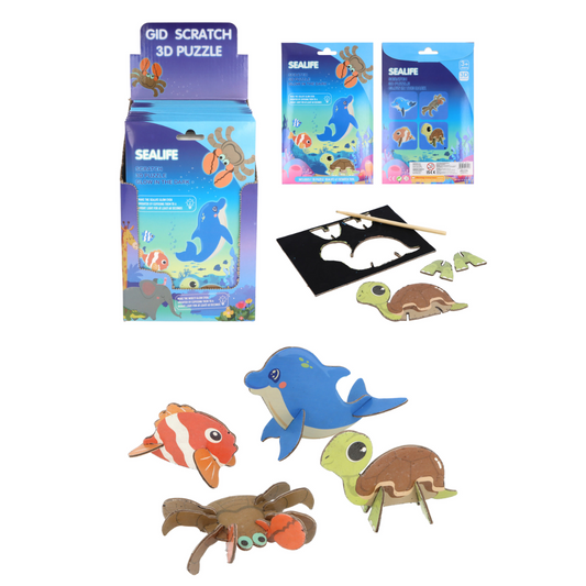 Sealife Scratch Puzzle